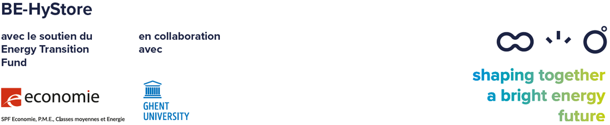 Logo BE-HyStore SPF Economie et Ghent University