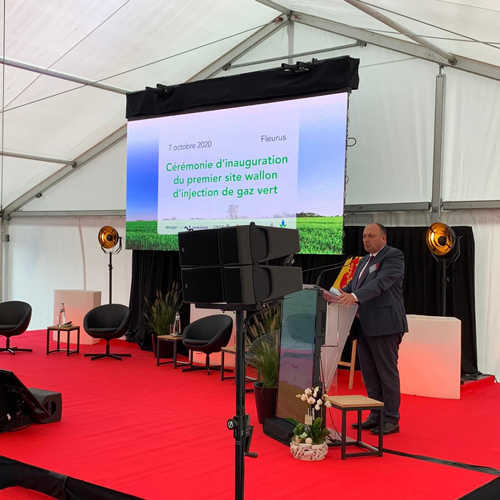 First injection of green gas into the Walloon network