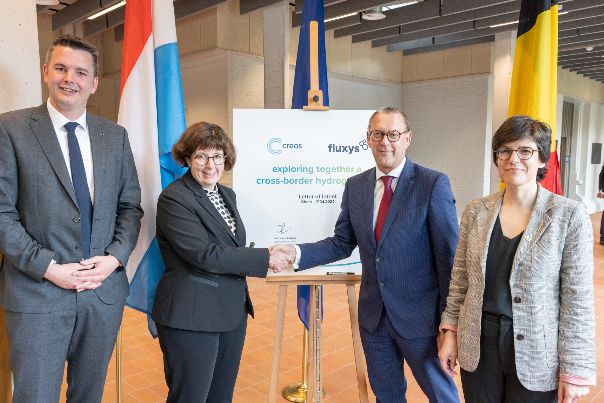 Creos Fluxys Belgium cooperation