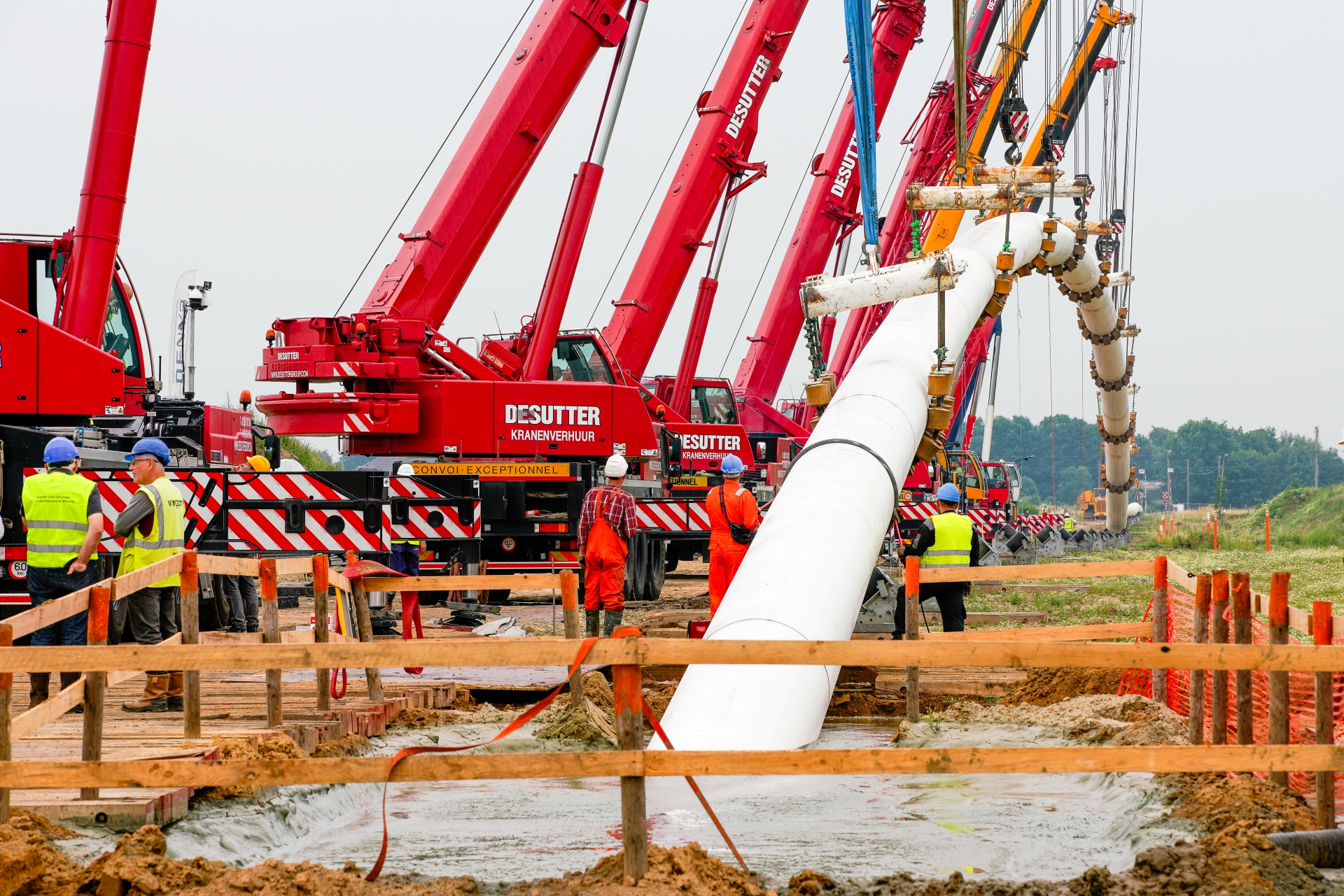 Fluxys H2 Highway horizontal drilling.